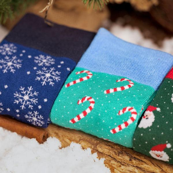 Swole Panda Candy Cane Bamboo Socks