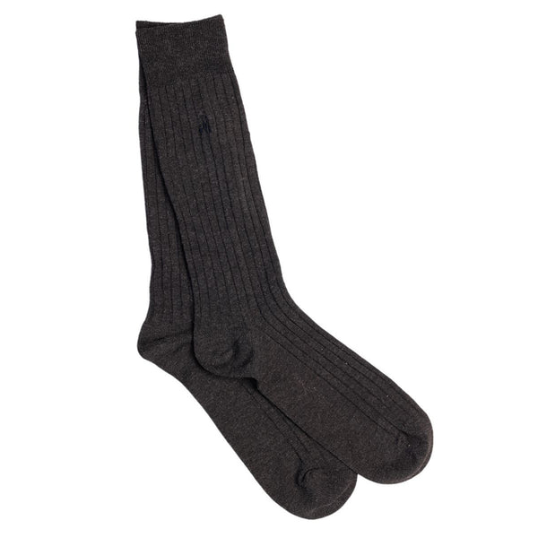 swole panda Charcoal Grey Bamboo Socks