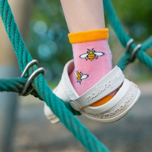 Swole Panda Children's Bumblebee Bamboo Socks