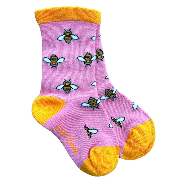 swole panda Children's Bumblebee Bamboo Socks