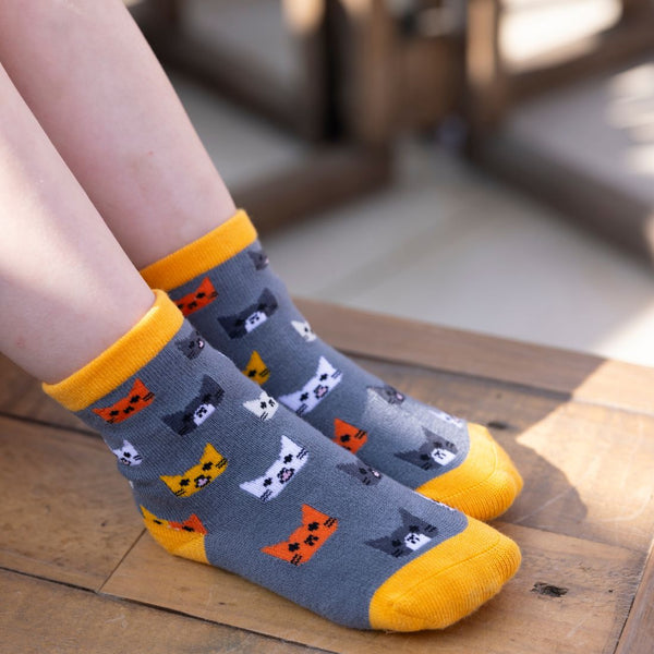 Swole Panda Children's Cat Bamboo Socks