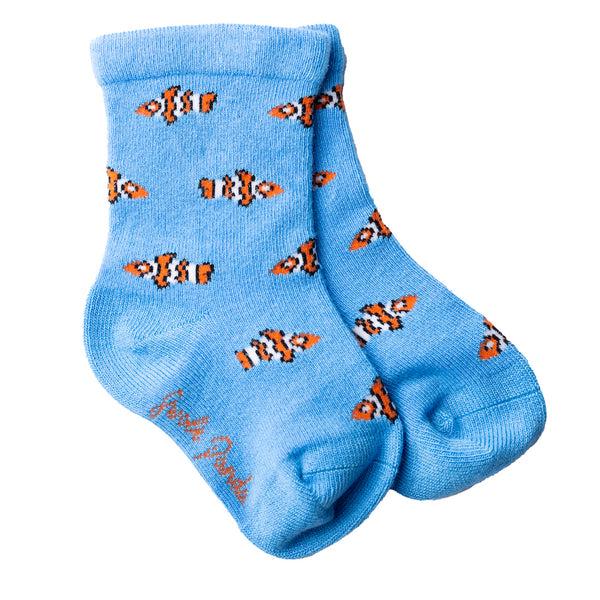swole panda Children's Clown Fish Bamboo Socks