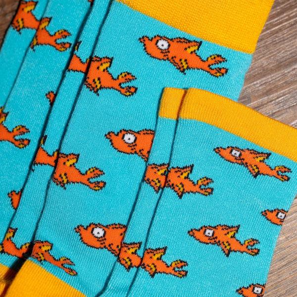 Swole Panda Children's Guppy Fish Bamboo Socks