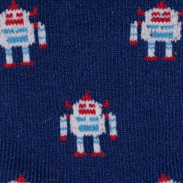 Swole Panda Children's Robot Bamboo Socks