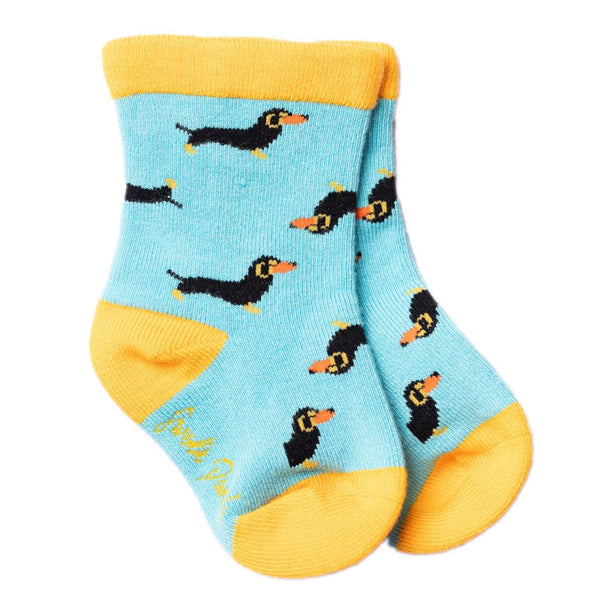 swole panda Children's Sausage Dog Bamboo Socks
