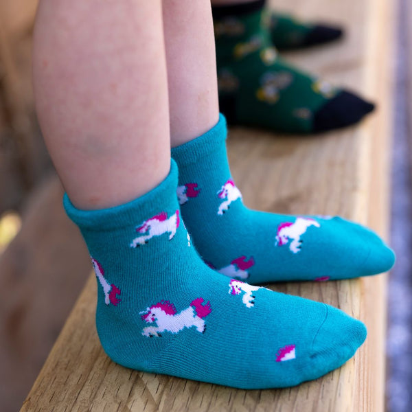 Swole Panda Children's Unicorn Bamboo Socks