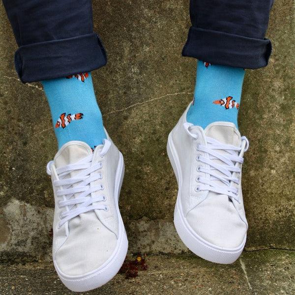 Swole Panda Clown Fish Bamboo Socks