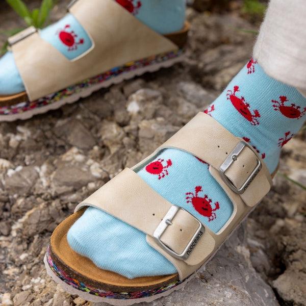 Swole Panda Crab Bamboo Socks