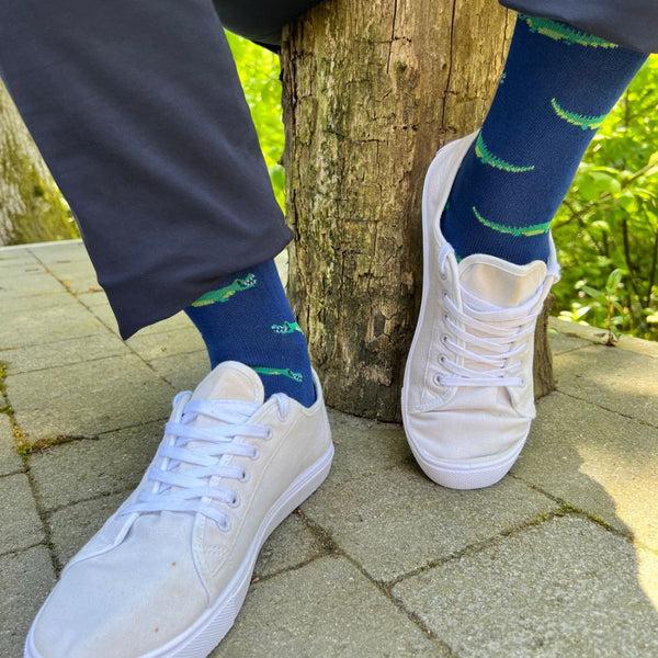 Swole Panda Crocodile Bamboo Socks