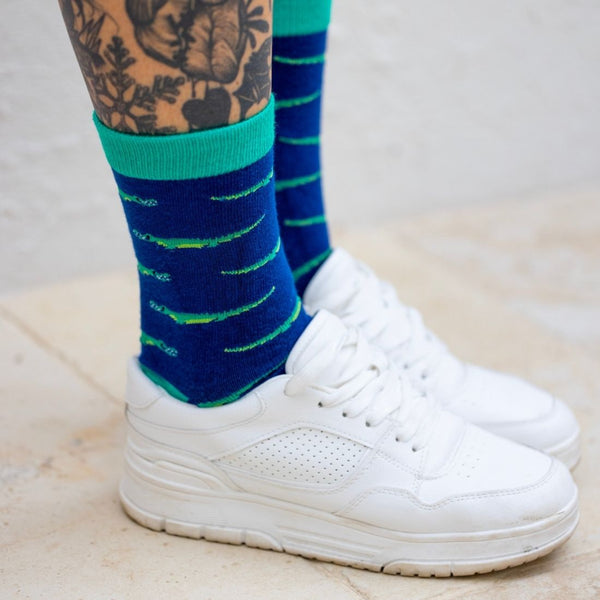 Swole Panda Crocodile Bamboo Socks