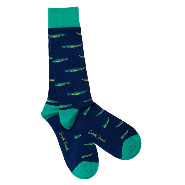 swole panda Crocodile Bamboo Socks