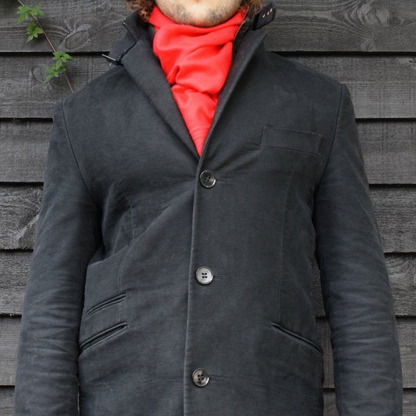 Swole Panda Dark Red Bamboo Scarf