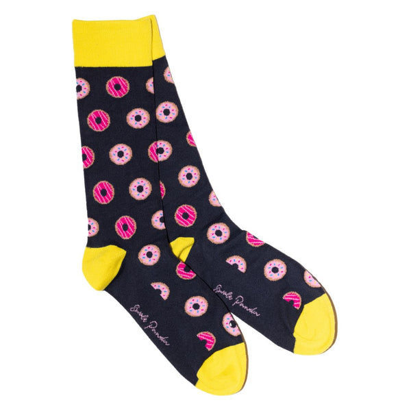 swole panda Doughnut Bamboo Socks