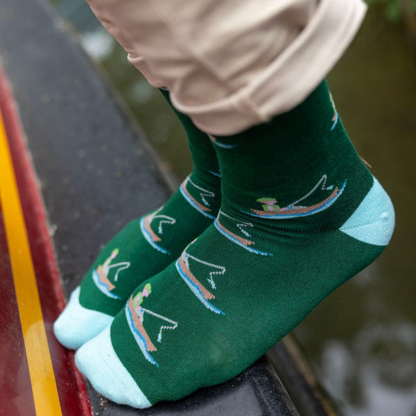 Swole Panda Fisherman Bamboo Socks