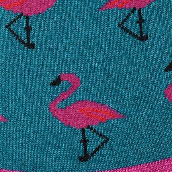 Swole Panda Flamingo "No-Show" Bamboo Socks