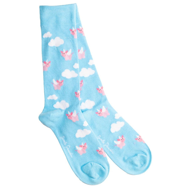 swole panda Flying Pig Bamboo Socks