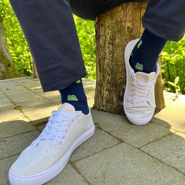 Swole Panda Frog Bamboo Socks