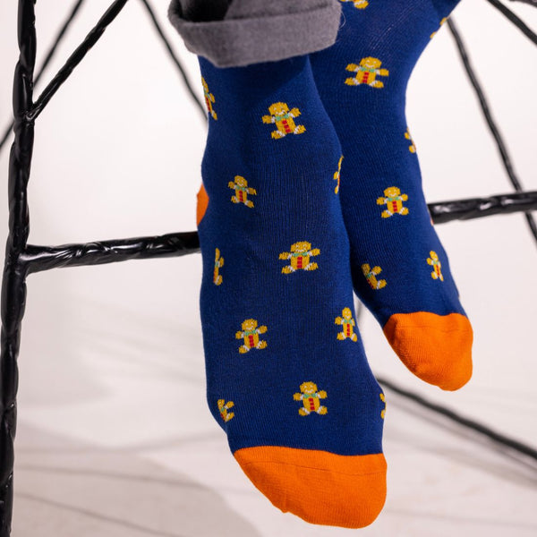 Swole Panda Gingerbread Men Bamboo Socks