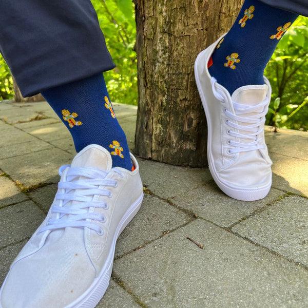 Swole Panda Gingerbread Men Bamboo Socks