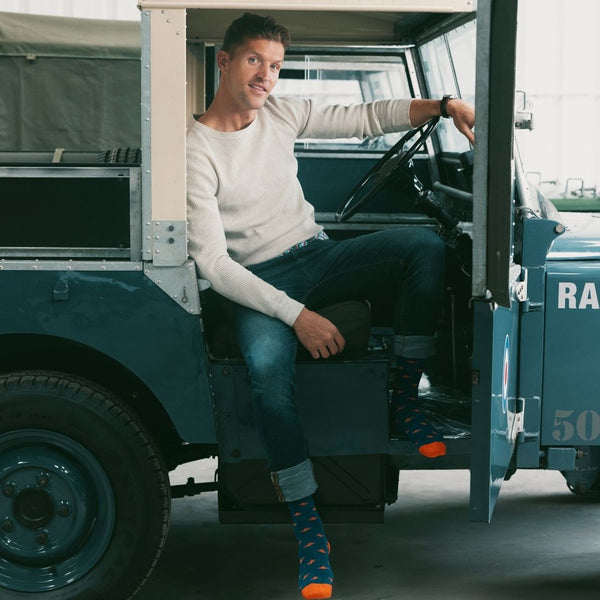 Swole Panda Gold Fish Bamboo Socks