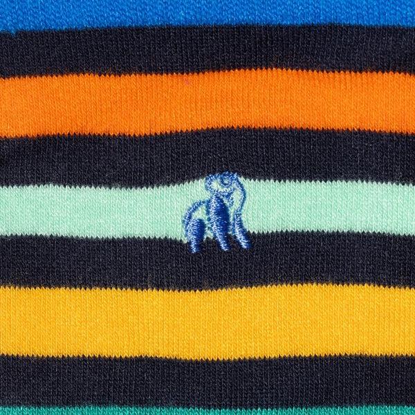 Swole Panda Gradient Stripe Bamboo Socks