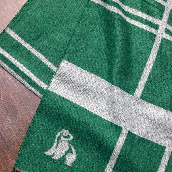 Swole Panda Green Check Bamboo Scarf