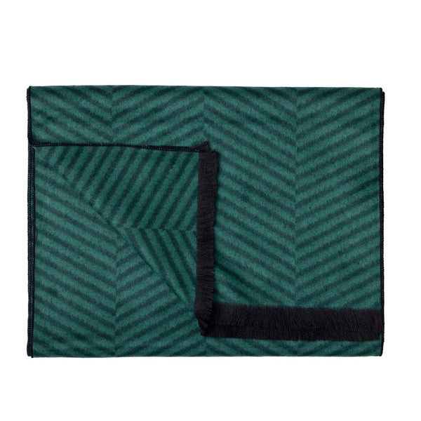 swole panda Green Herringbone Bamboo Scarf