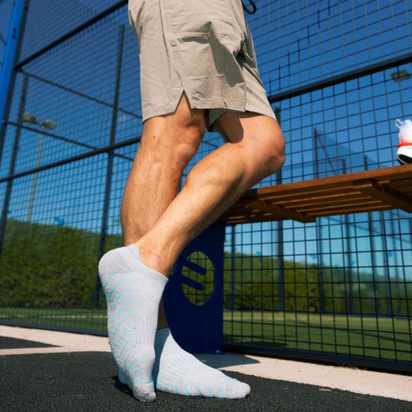 Swole Panda Grey Performance Trainer Socks