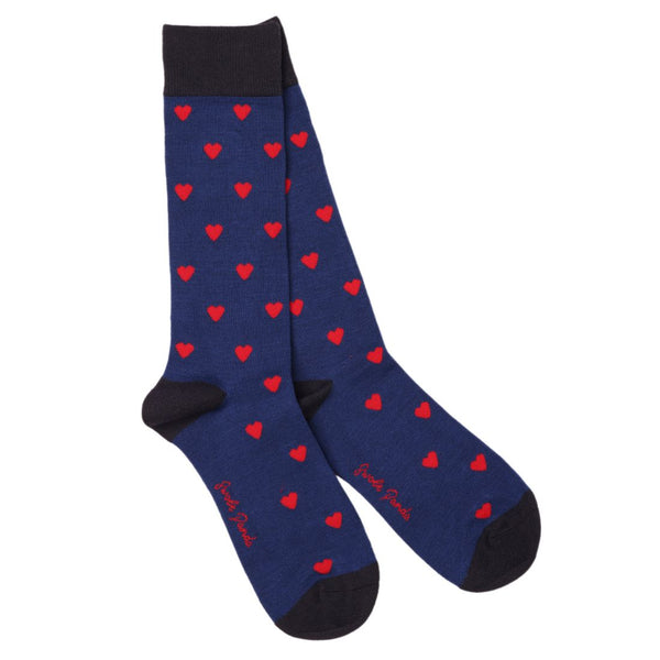 swole panda Heart Bamboo Socks