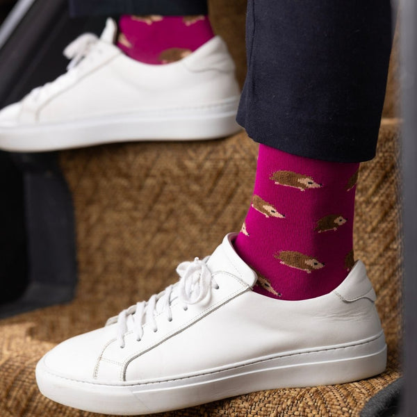 Swole Panda Hedgehog Bamboo Socks