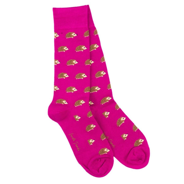 swole panda Hedgehog Bamboo Socks