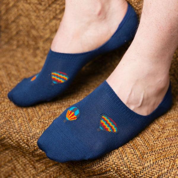 Swole Panda Hot Air Balloon "No-Show" Bamboo Socks