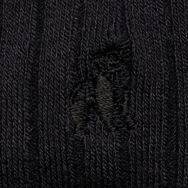 Swole Panda Jet Black Bamboo Socks