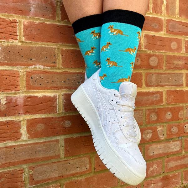 Swole Panda Kangaroo Bamboo Socks