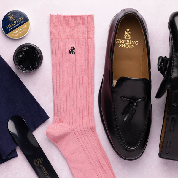 Swole Panda Light Pink Bamboo Socks