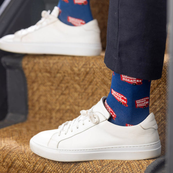 Swole Panda London Bus Bamboo Socks
