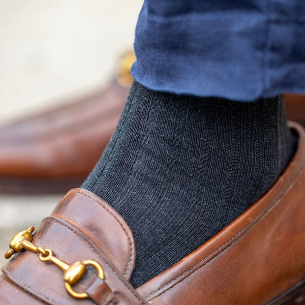 Swole Panda Marl Grey Bamboo Socks