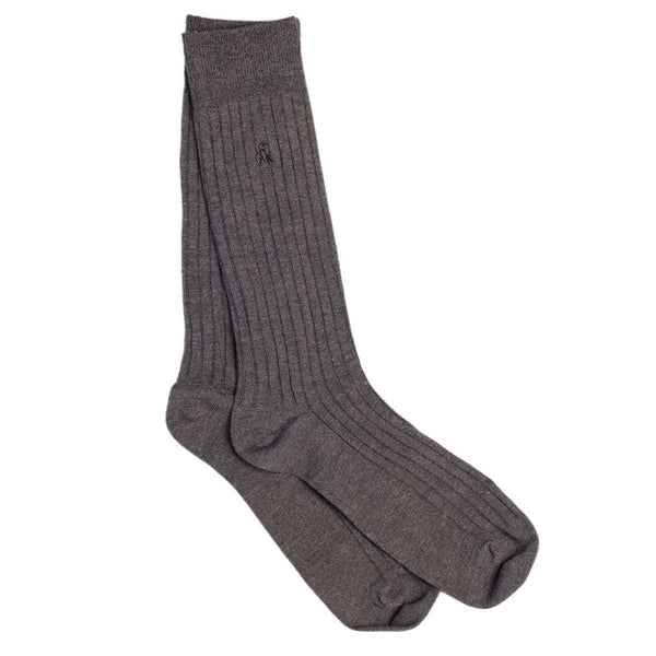 swole panda Marl Grey Bamboo Socks