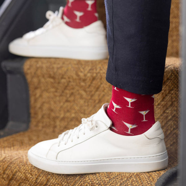 Swole Panda Martini Bamboo Socks