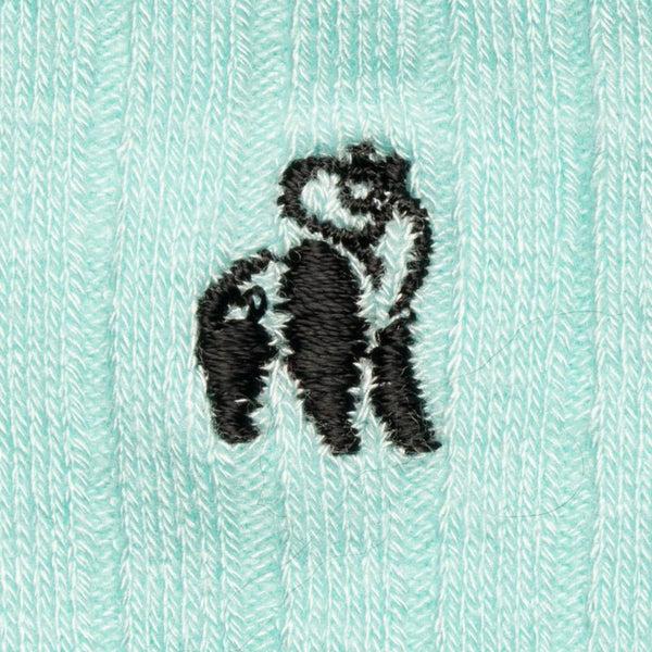 Swole Panda Mint Bamboo Socks