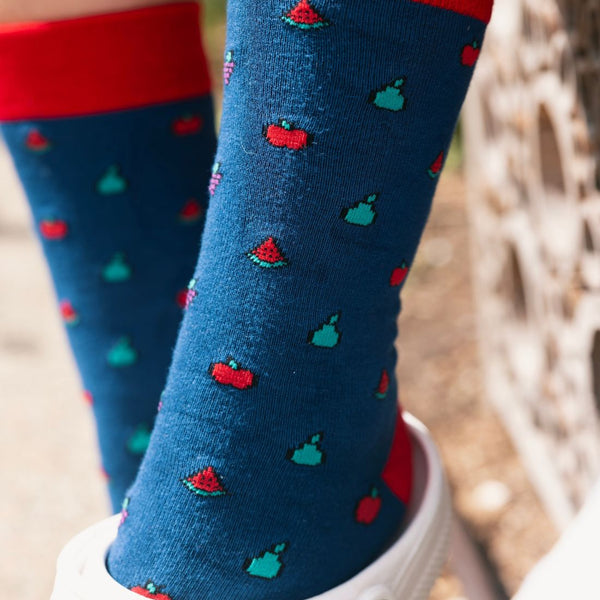 Swole Panda Mixed Fruit Bamboo Socks