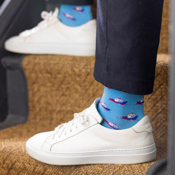 Swole Panda Motor Boat Bamboo Socks