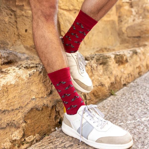 Swole Panda Motorbike Bamboo Socks