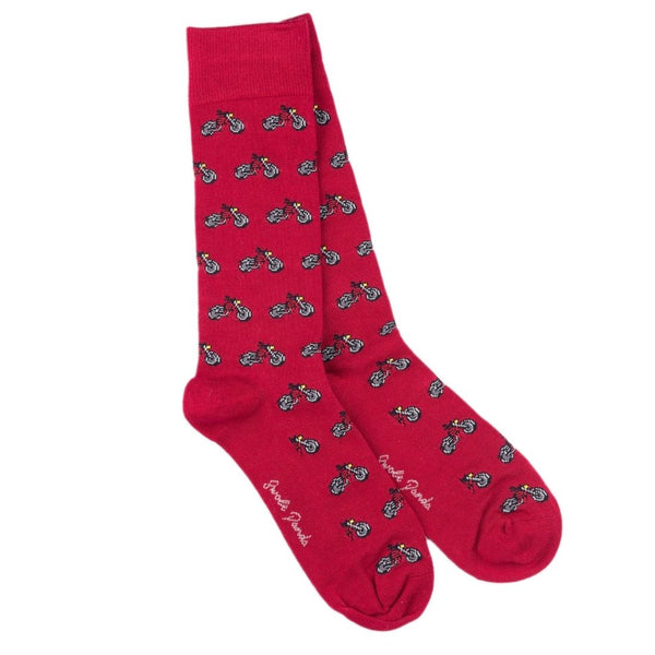 swole panda Motorbike Bamboo Socks