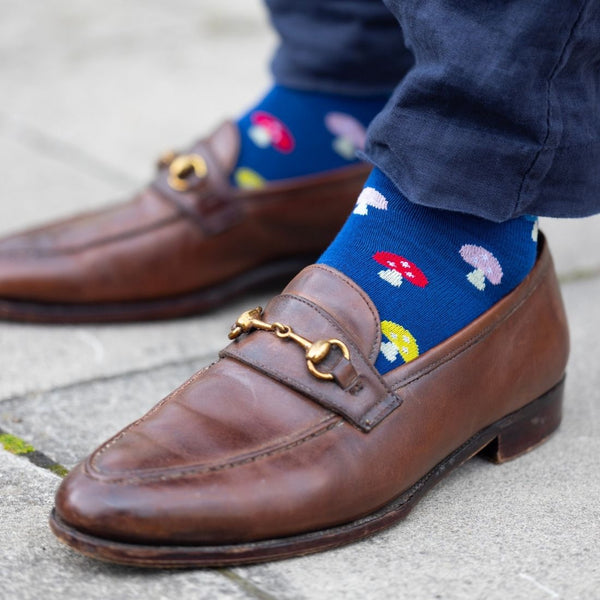 Swole Panda Mushroom Bamboo Socks