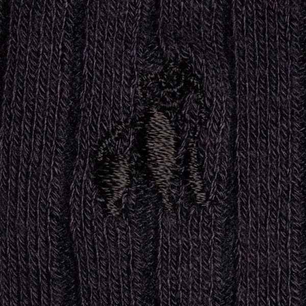 Swole Panda Navy Bamboo Socks (Comfort Cuff)