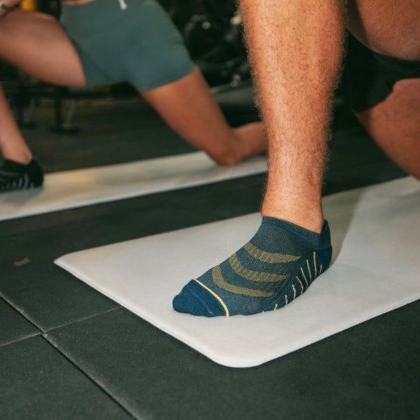 Swole Panda Navy Performance Trainer Socks