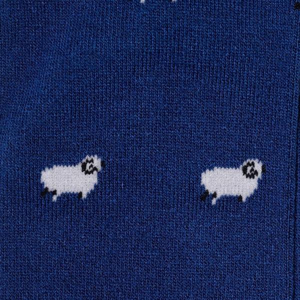Swole Panda Navy Sheep Bamboo Socks