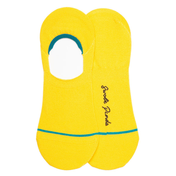 swole panda Neon Yellow "No-Show" Bamboo Socks