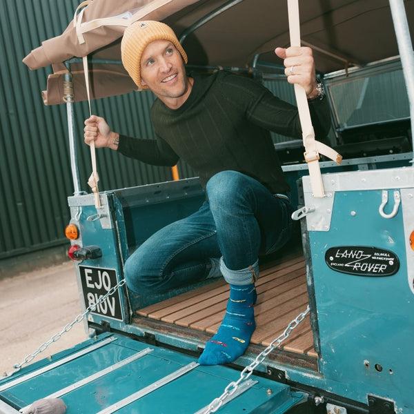 Swole Panda Organic Cotton Beanie - Mustard